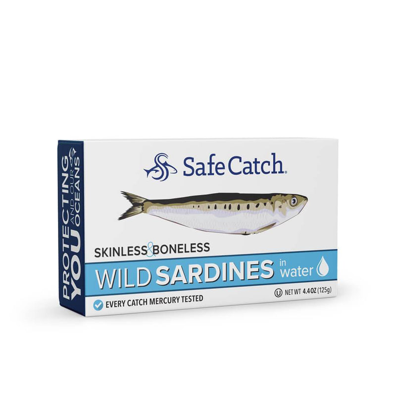 Wild Sardines without Skin & Bones in Water