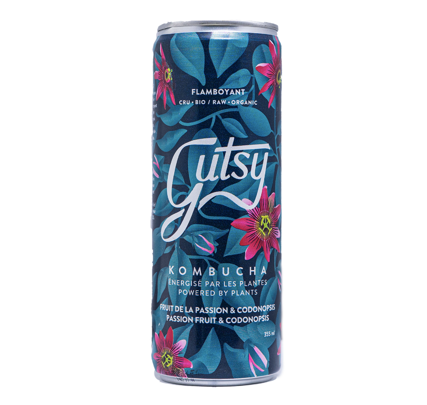Organic Passion Fruit & Ginseng Kombucha+