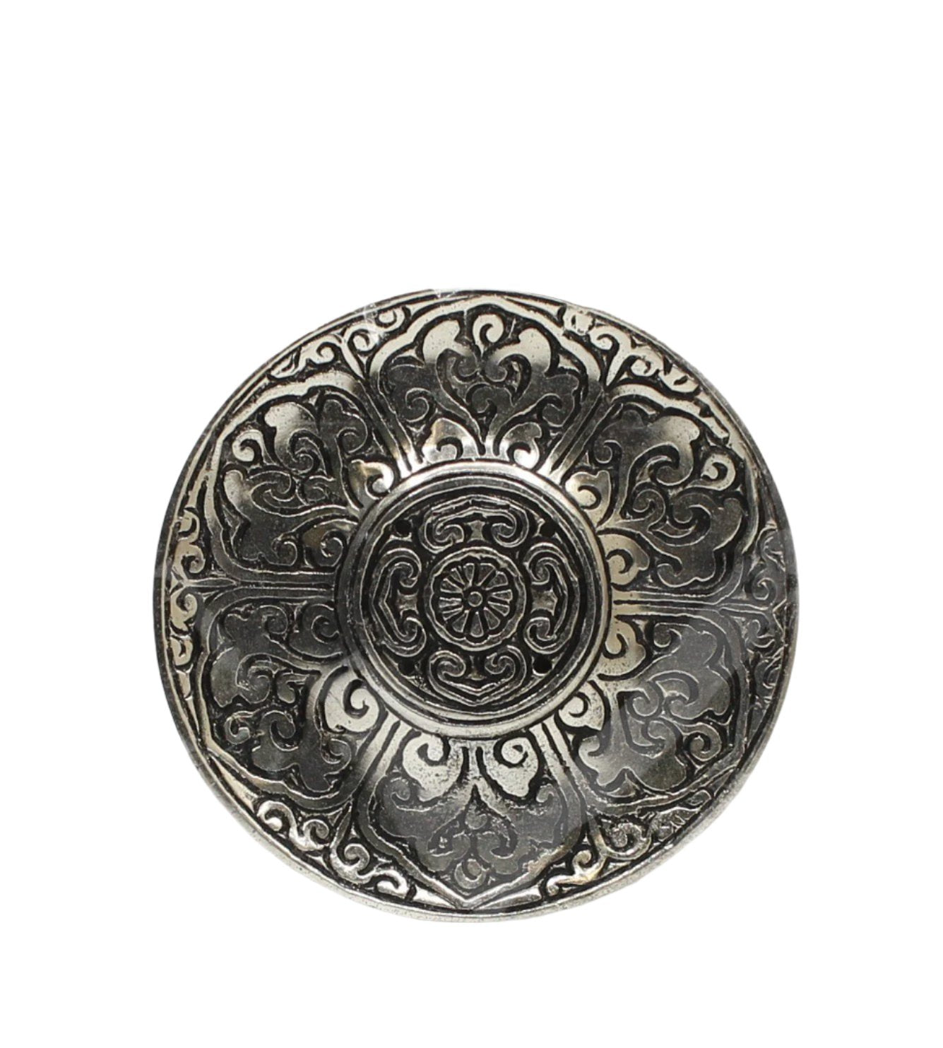 Lotus Petal Metal Incense Holder