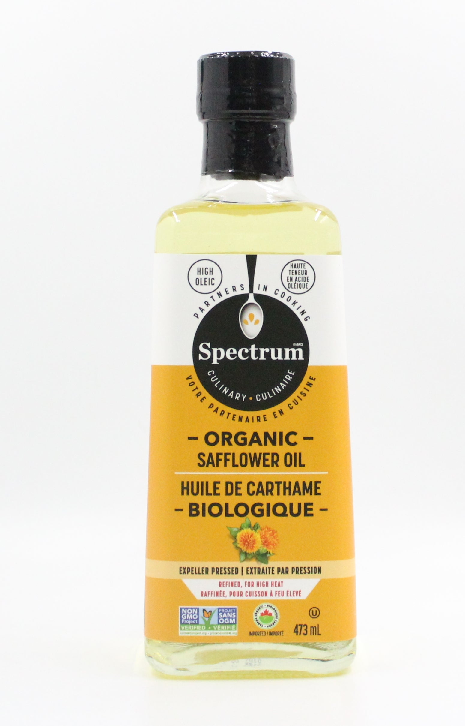 Organic Expeller Pressed Refined Safflower Oil