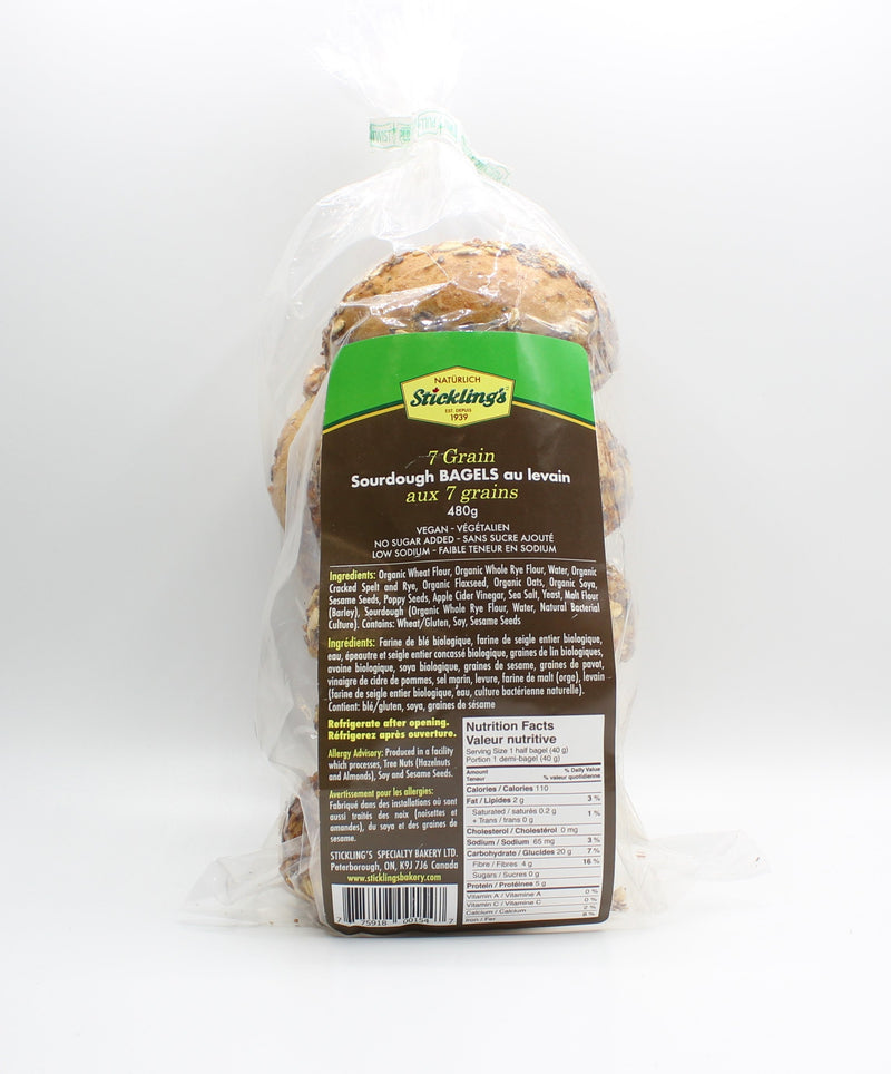 Organic 7 Grain Bagels