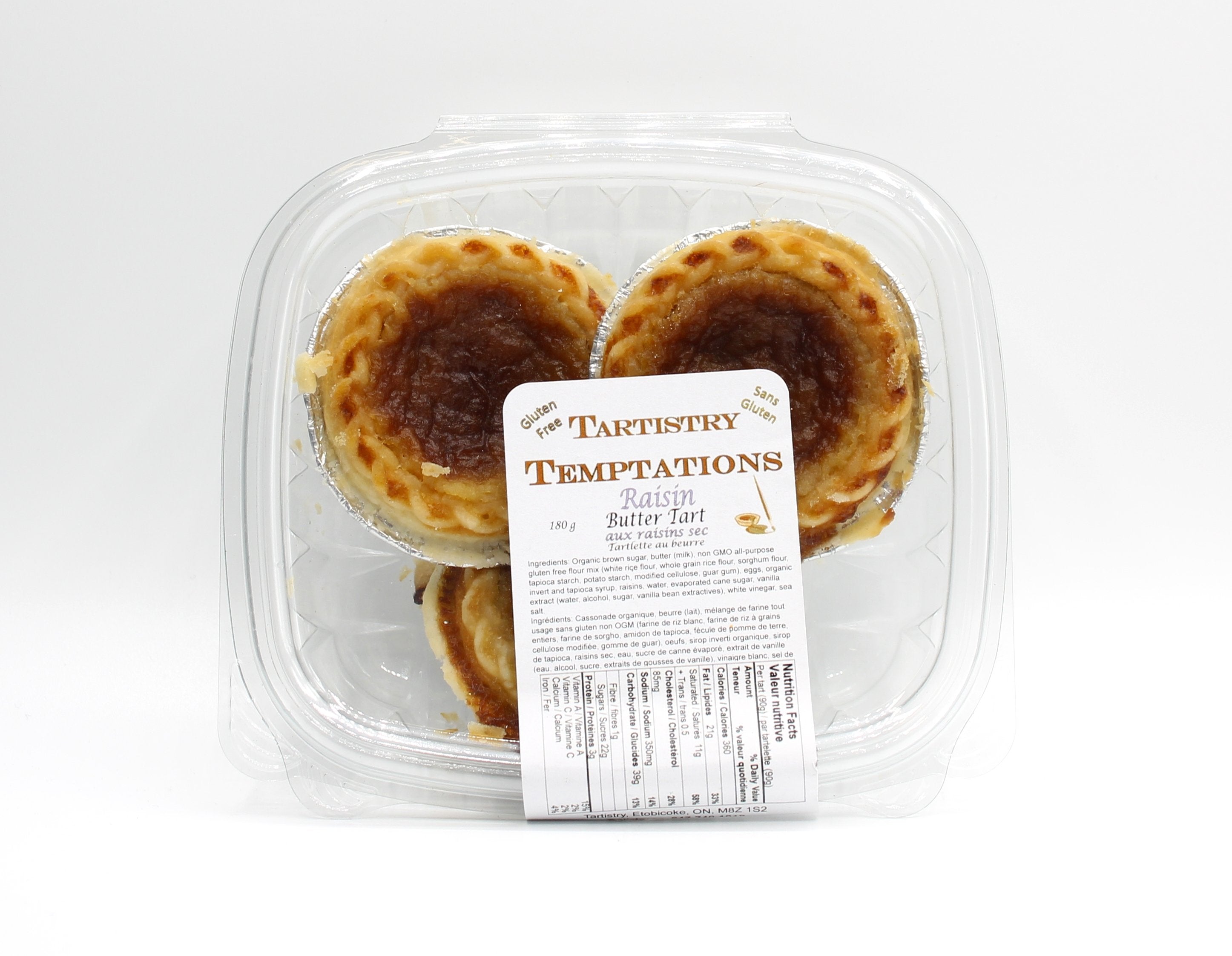 Temptations - Raisin Tarts