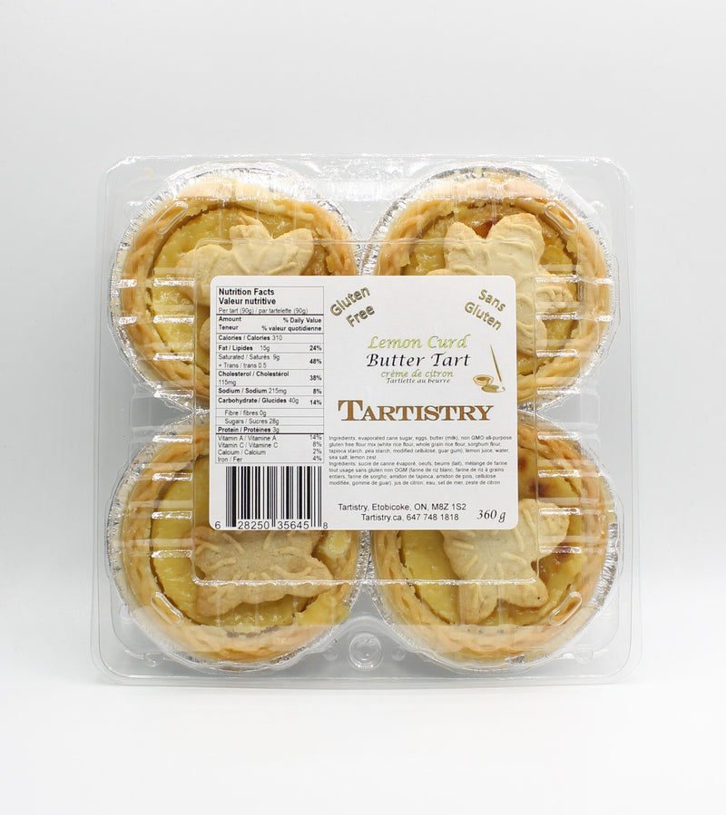 G/F Lemon Curd Butter Tart 4pk