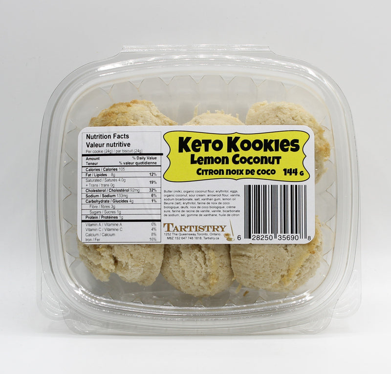 Lemon Coconut Keto Kookies