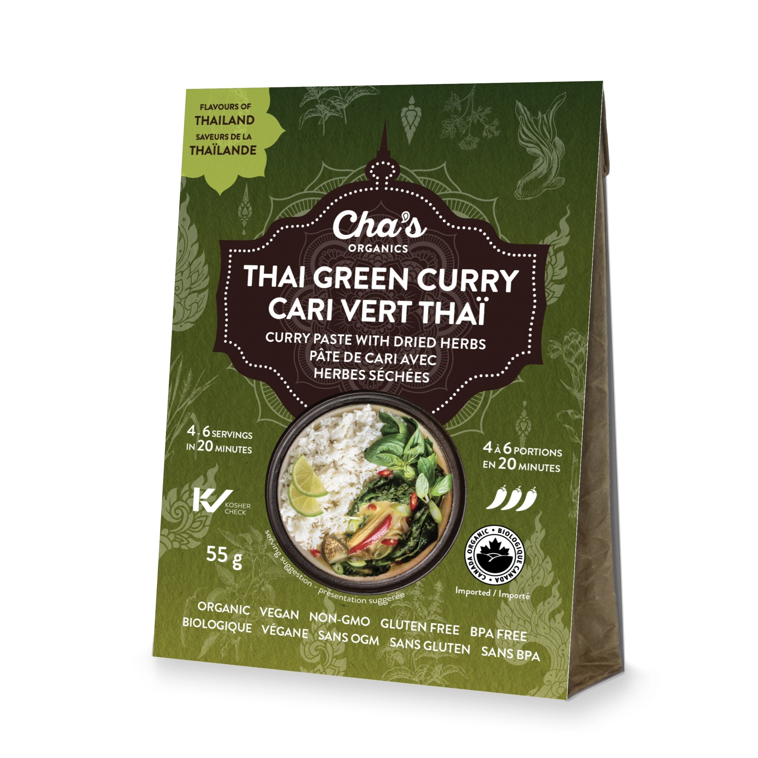 Organic Thai Green Curry Paste