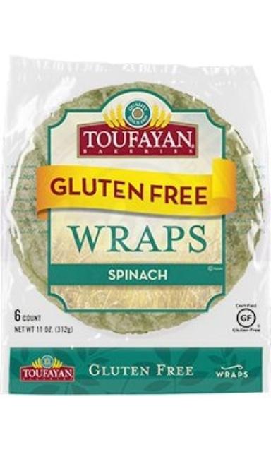 Gluten Free Spinach Wraps