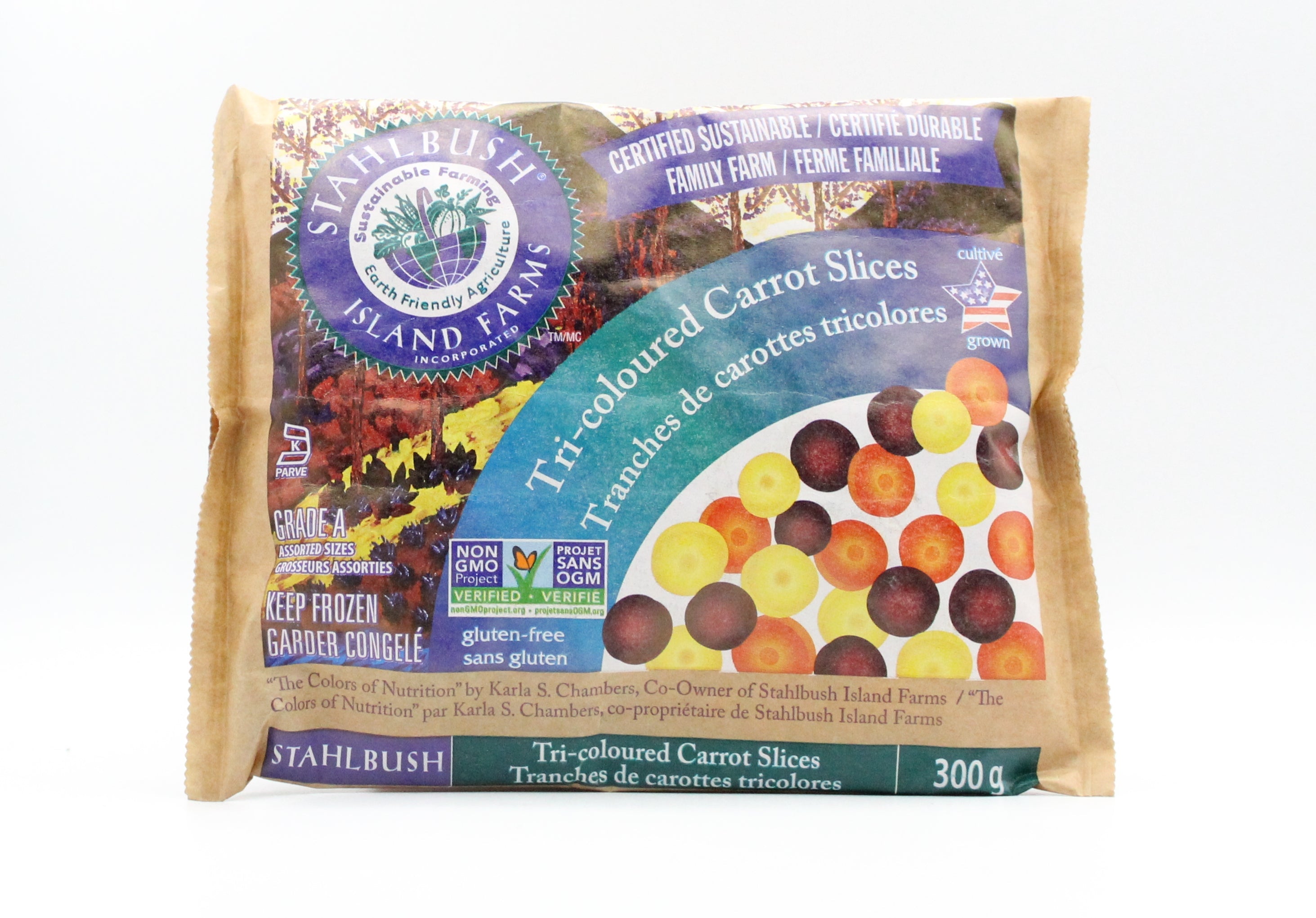 Frozen Tri-Coloured Carrots