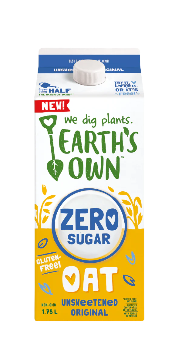 Gluten Free Unsweetened Original Zero Sugar Oat Milk