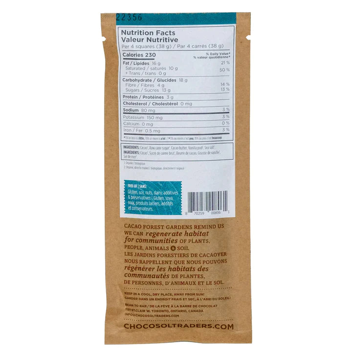 Vanilla Sea Salt Chocolate