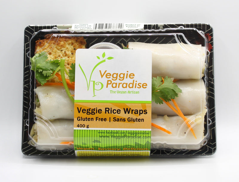 Gluten Free Veggie Rice Wraps