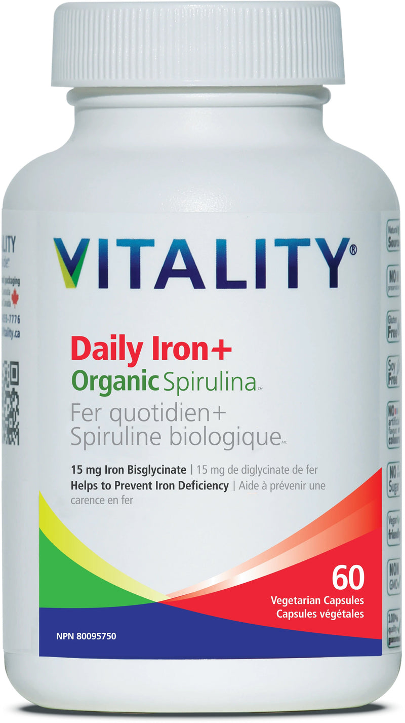 Daily Iron + Organic Spirulina
