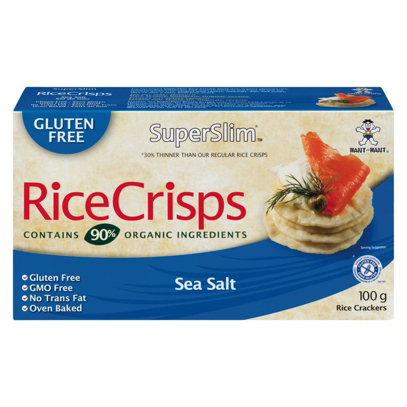 Gluten Free Sea Salt Rice Crisps