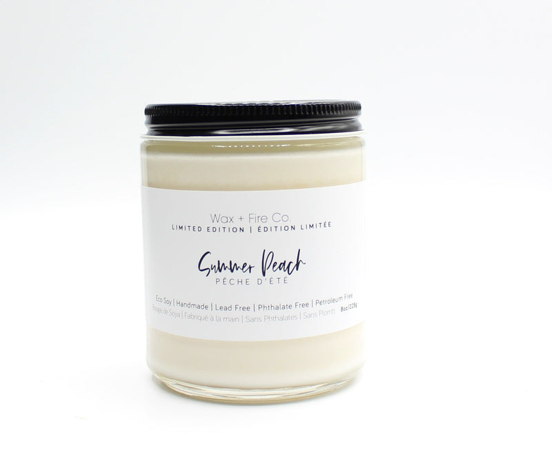 Summer Peach Soy Candle