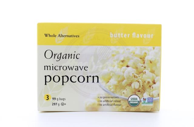 Organic Microwave Popcorn Butter