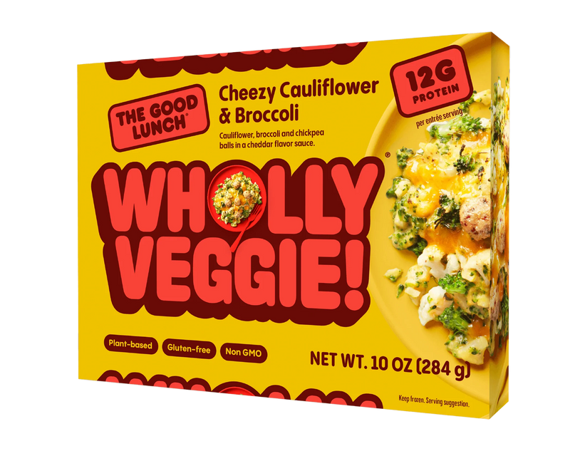 Vegan Cheezy Cauliflower & Broccoli