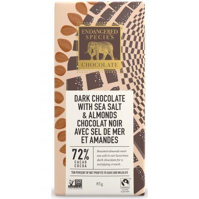 Dark Chocolate With Sea Salt & Almond Bar