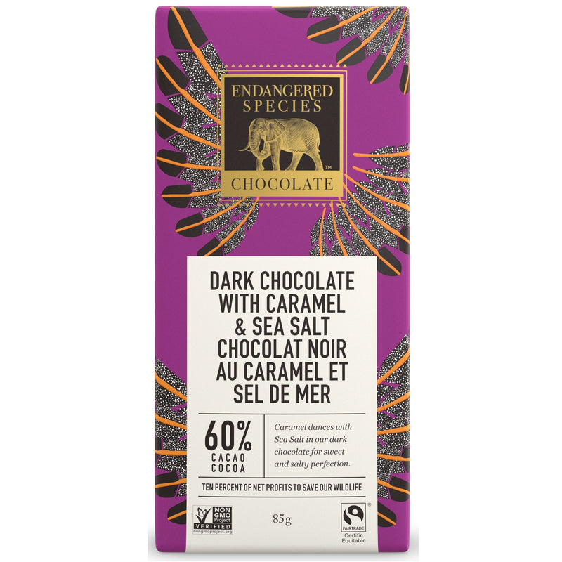 Dark Chocolate With Caramel & Sea Salt Bar