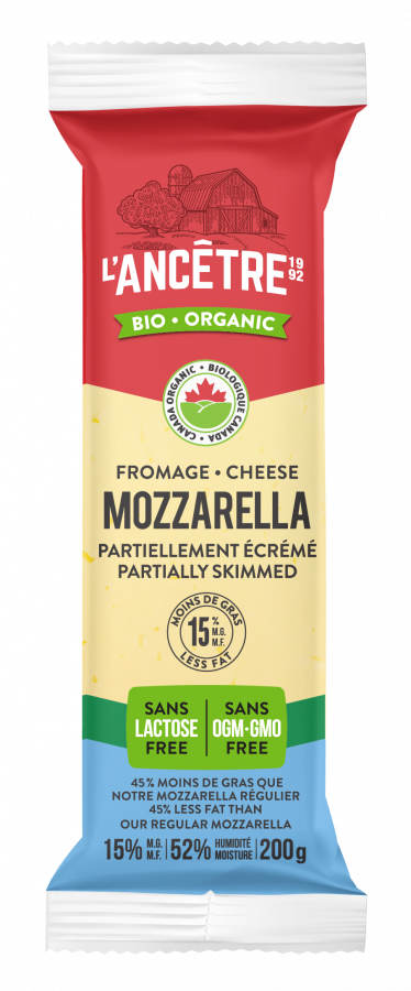 Organic Mozzarella Cheese 15%