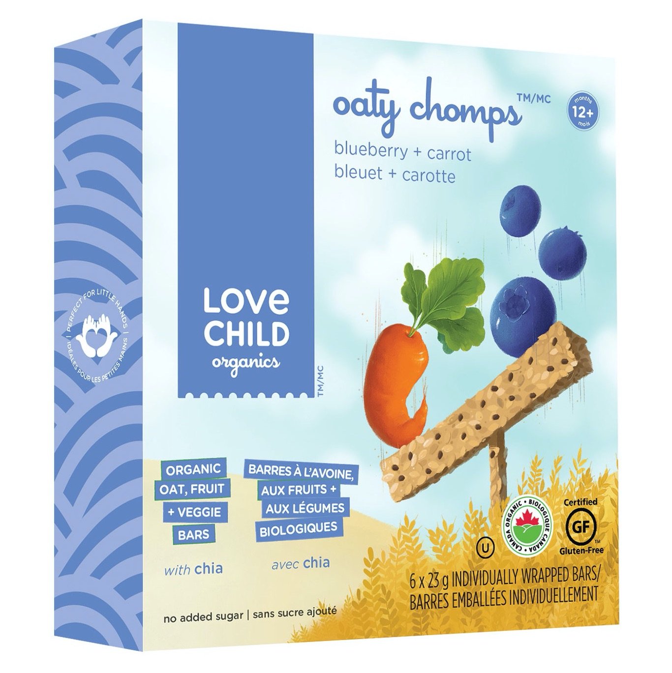 Organic Blueberry Carrot Oaty Chomps