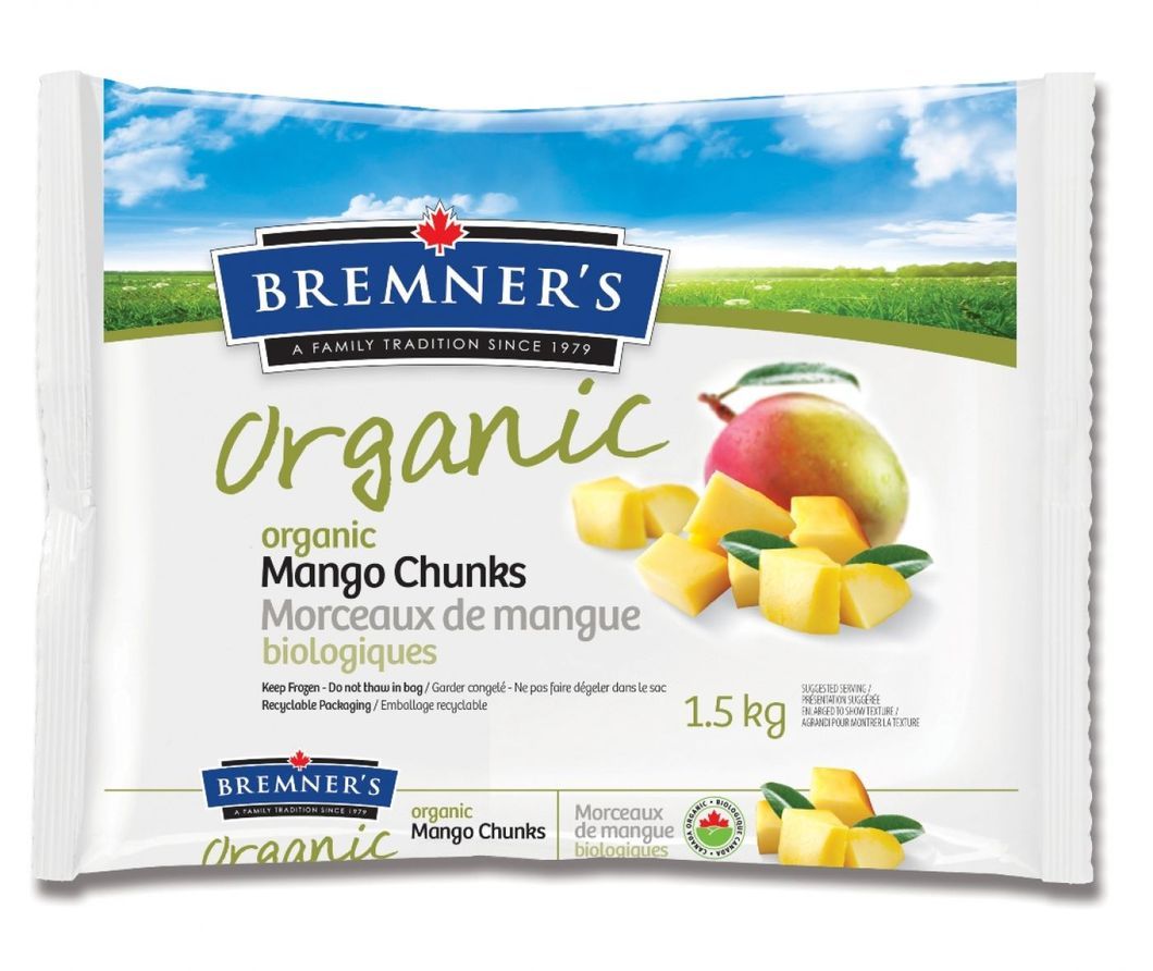 Bremner's Organic Mango Chunks