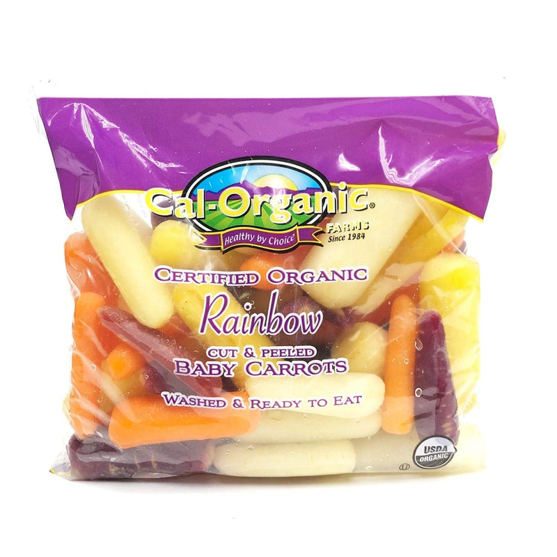 Organic Rainbow Baby Carrots