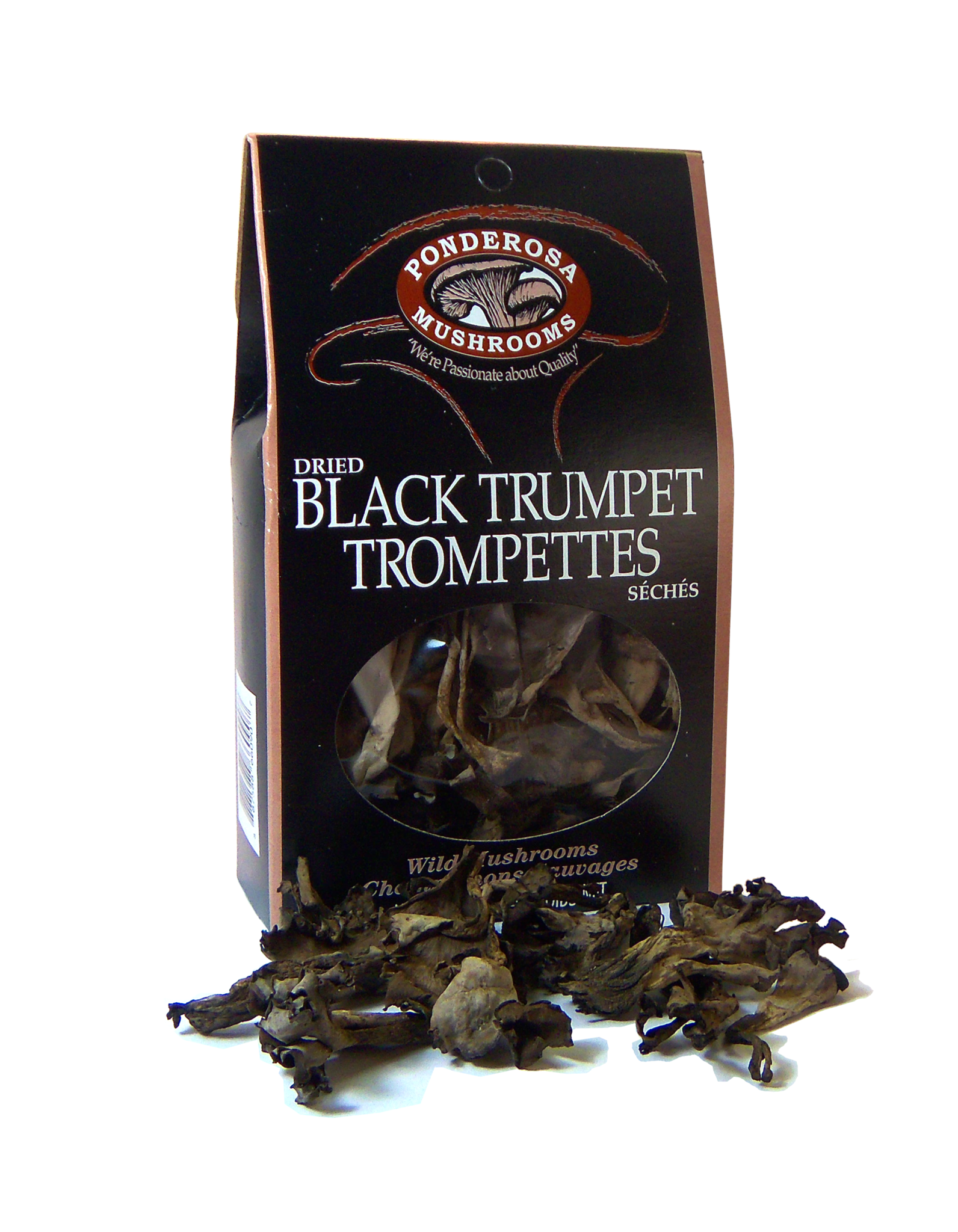 Dried Black Trumpet Mushrooms
