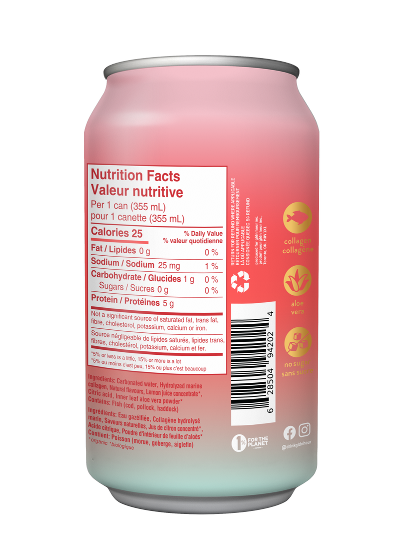 Strawberry Mint Collagen Sparkling Water