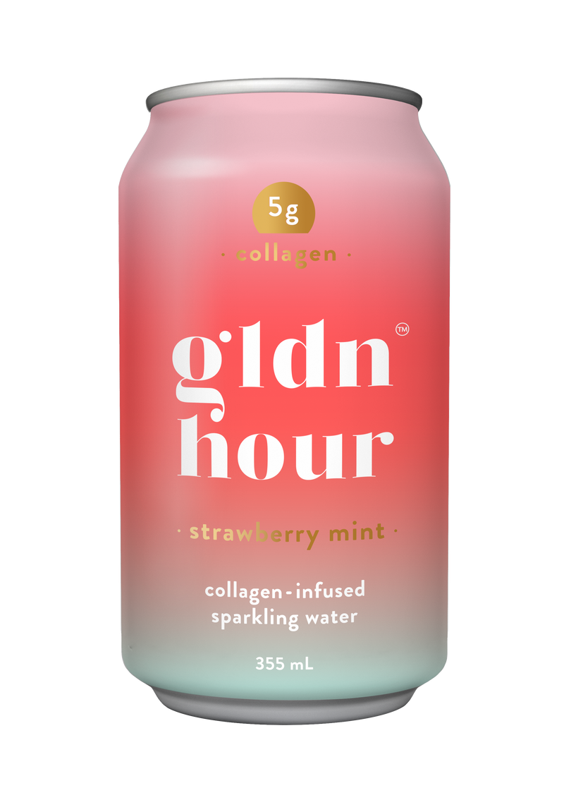 Strawberry Mint Collagen Sparkling Water