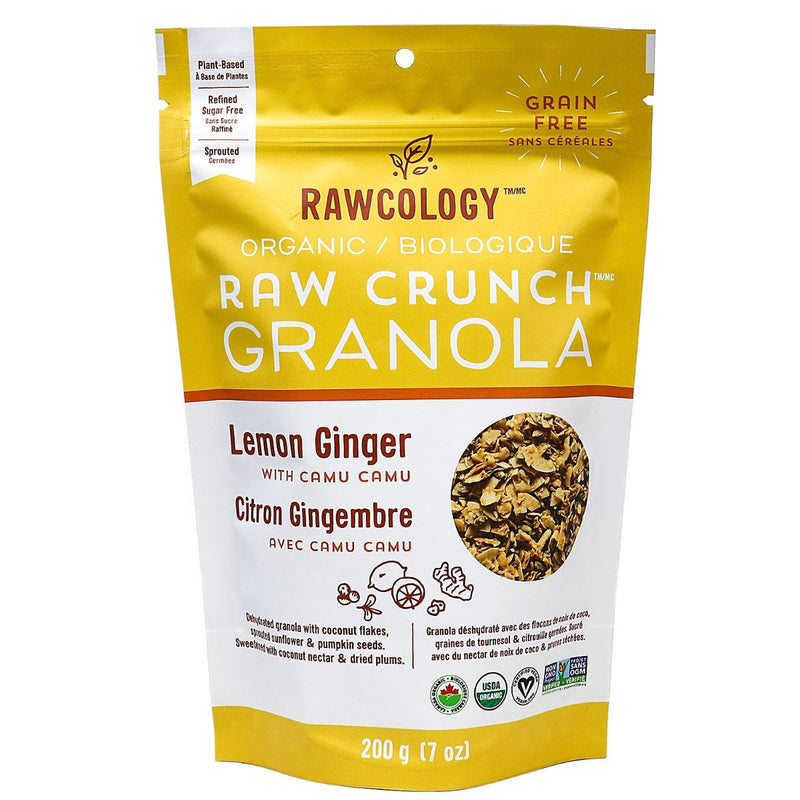 Lemon Ginger Raw Crunch Granola