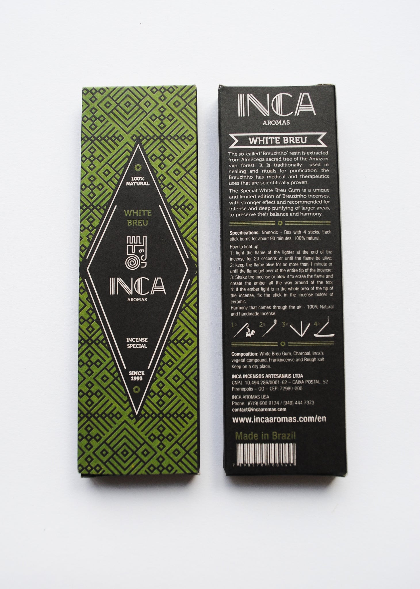 White Breu Incense