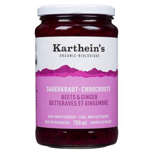 Unpasturized Beets & Ginger Sauerkraut