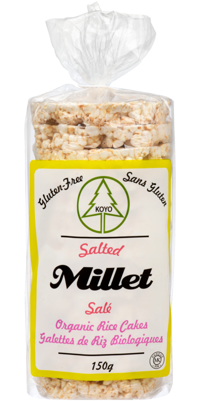 Organic Gluten Free Millet Rice Cakes