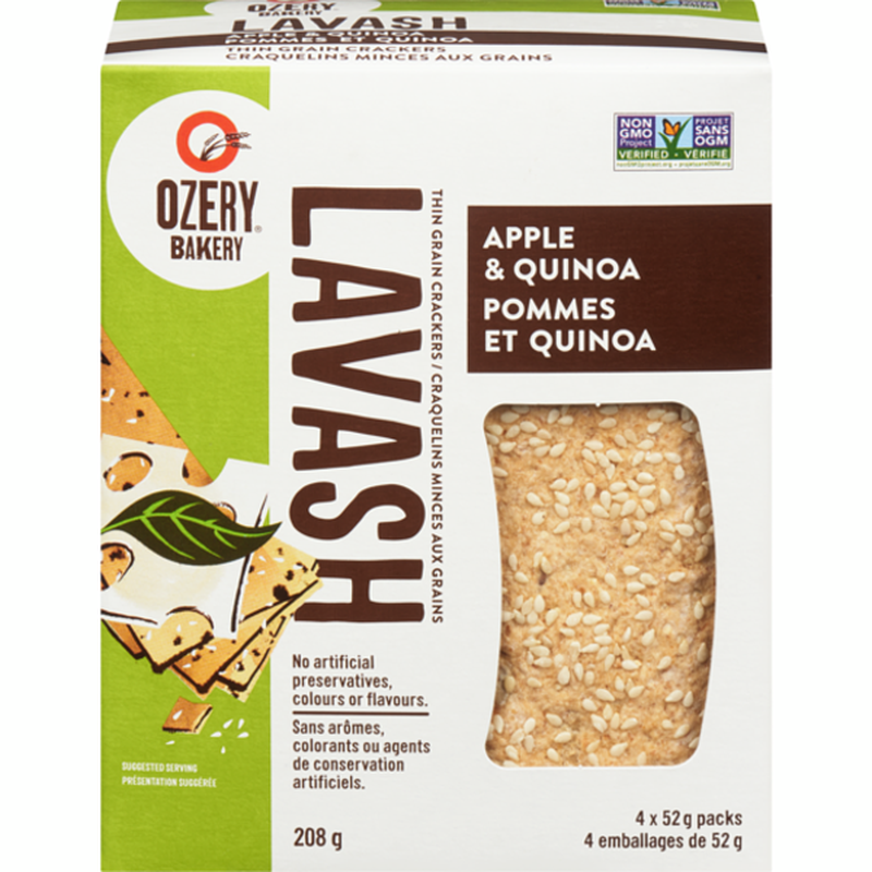Ozery Bakery Apple Quinoa Lavash