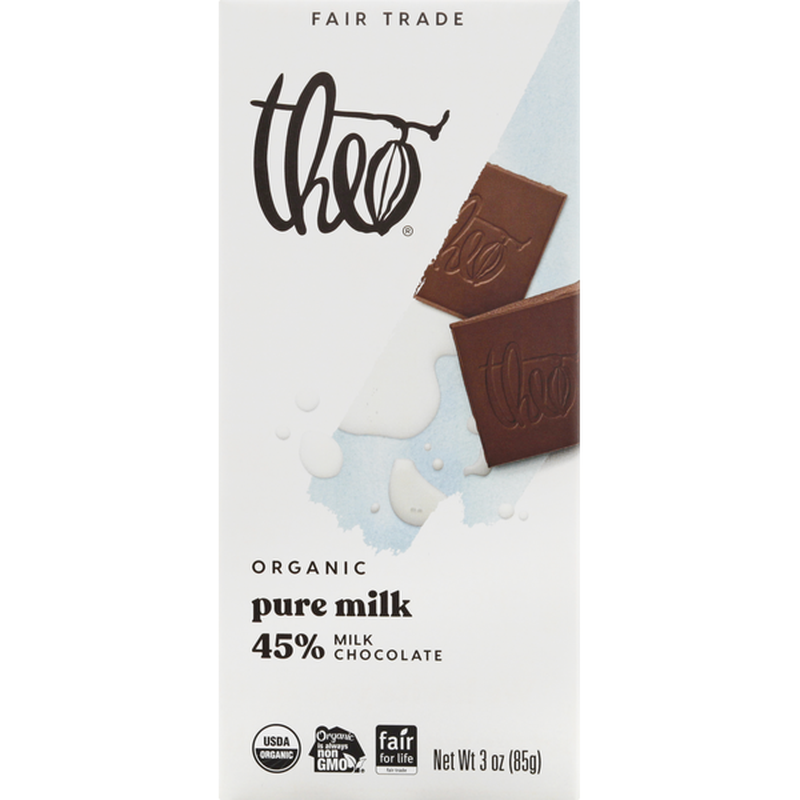 Organic 45% Pure Milk Chocolate