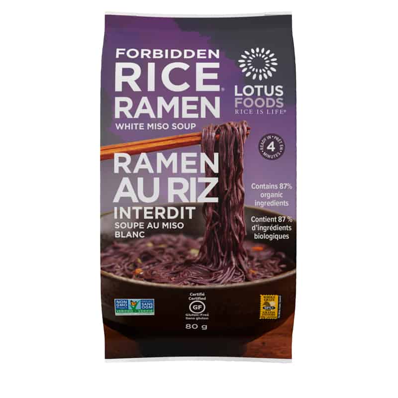 Forbidden Rice Ramen Miso