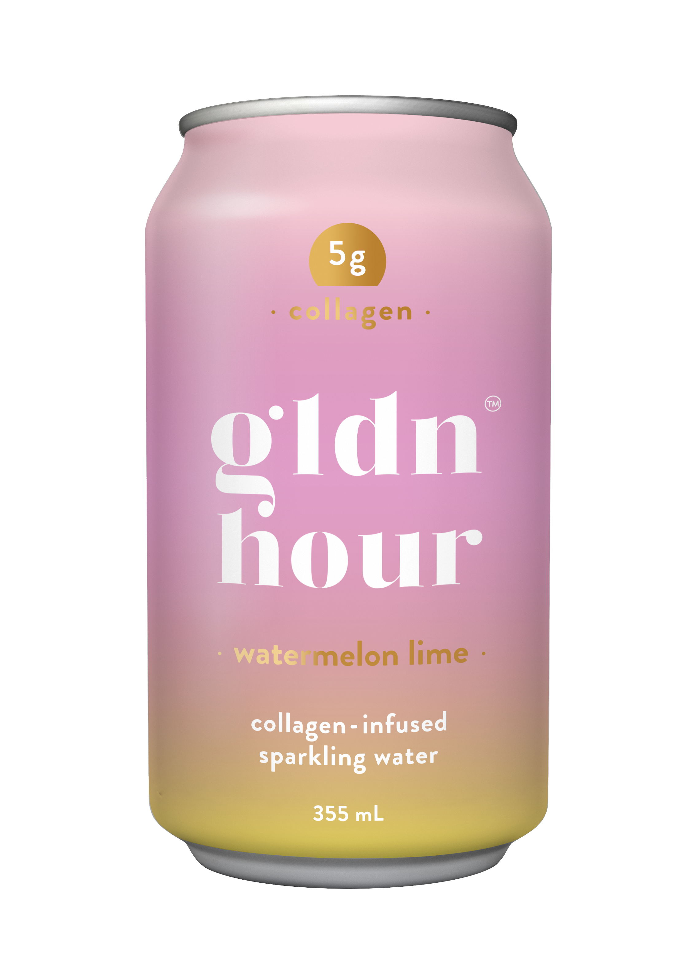 Gldn Hour Watermelon Lime Collagen Sparkling Water