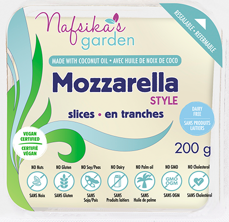 Vegan Mozzarella Style Slices