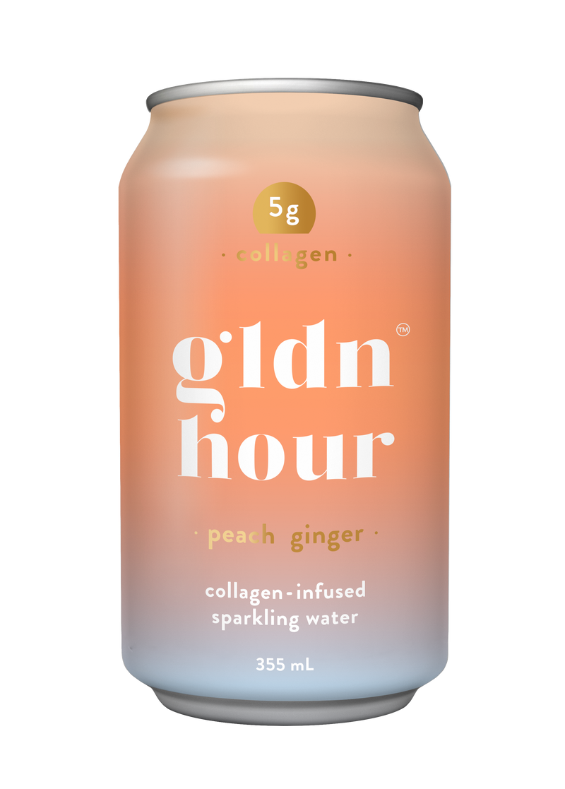 Peach Ginger Collagen Sparkling Water