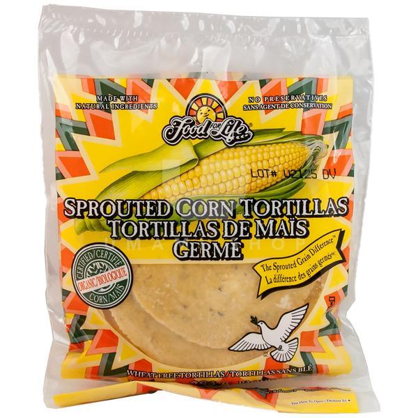 Organic Sprouted Corn Tortilla