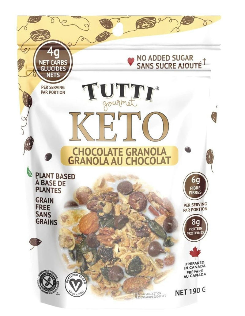 Vegan Keto Chocolate Granola