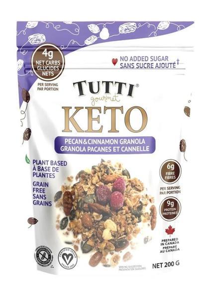 Vegan Keto Pecan& Cinnamon Granola