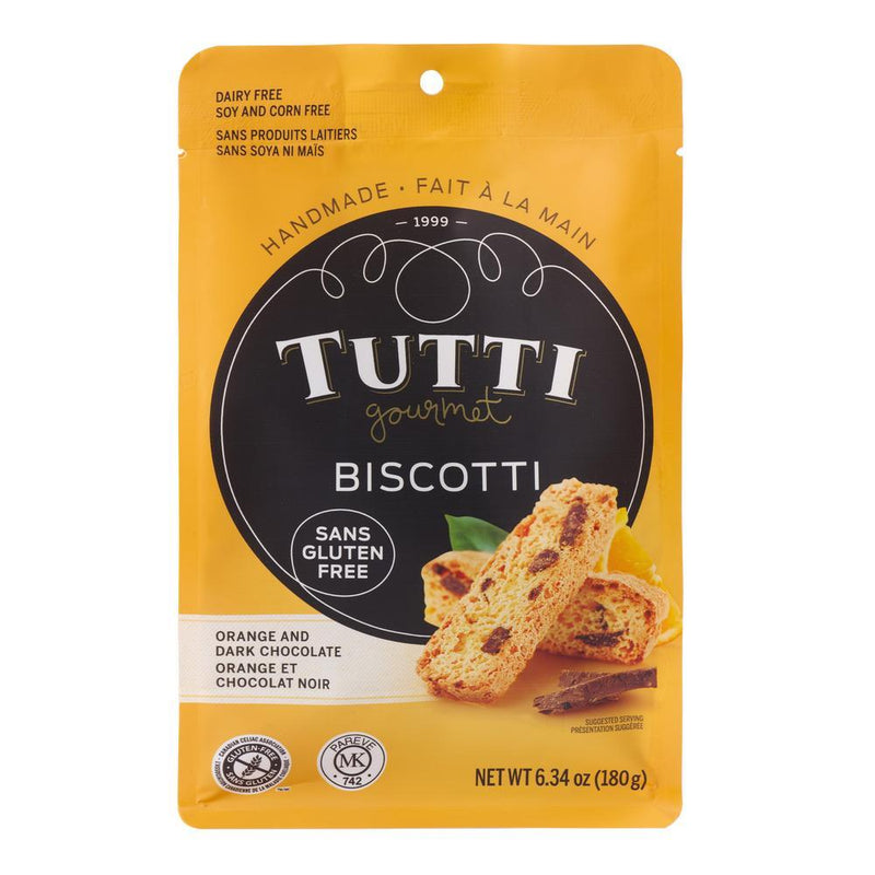 GF Chocolate Orange Biscotti